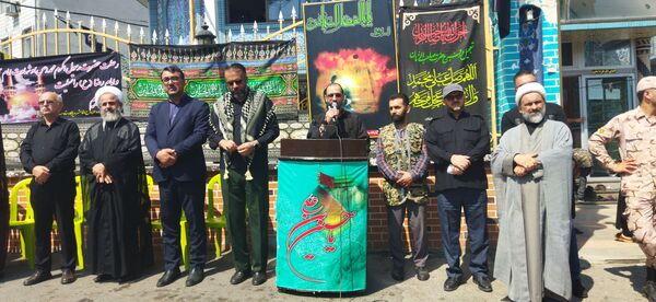 راهپیمایی عزاداران قائمشهری در سالروز رحلت رسول اکرم (ص) و امام حسن مجتبی (ع)