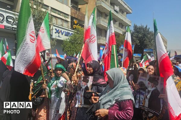 راهپیمایی جان‌فدایان ایران در شیراز - 2