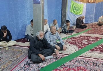 مراسم سوگواری جوادالائمه در شهر سفیددشت 