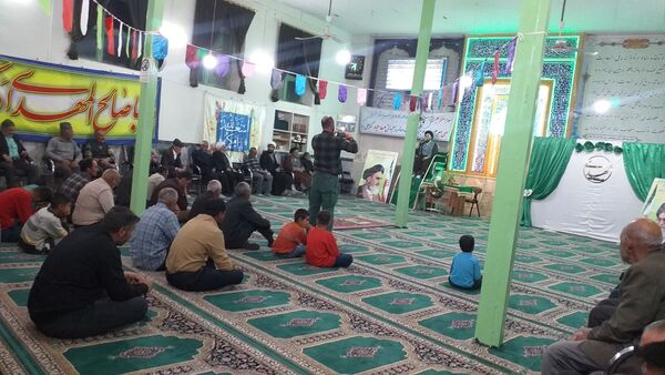 حضور امام جمعه تربت حیدریه در جشن اهالی سربالا