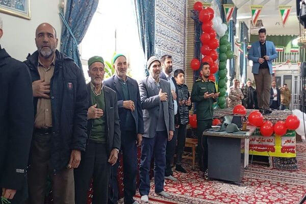 جشن انقلاب به مناسبت راهپیمایی یوم‌الله ۲۲ بهمن در مسجد جامع شهر بار