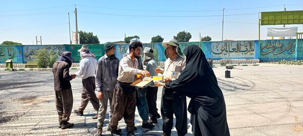 موکب دانش‌آموزی طریق‌الاقصی ناحیه سه کرمانشاه
