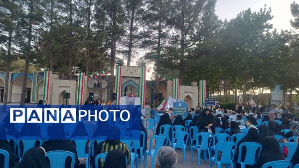 مراسم غبارروبی لاله زار شهرستان نیشابور به مناسبت گرامیداشت هفته معلم 