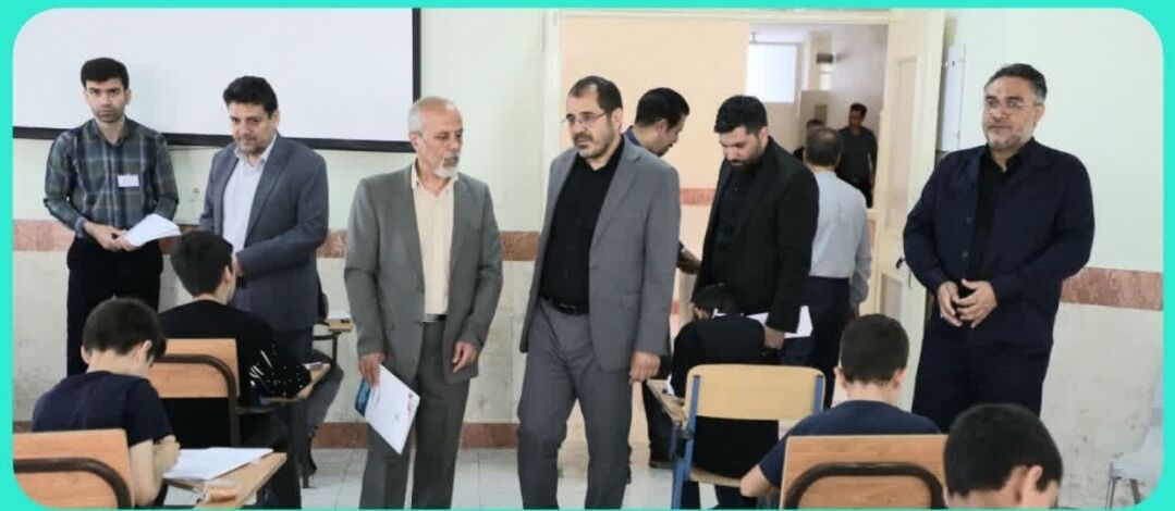 بازدید مشاور وزیر از روند برگزاری آزمون‌های سمپاد و نمونه دولتی در همدان