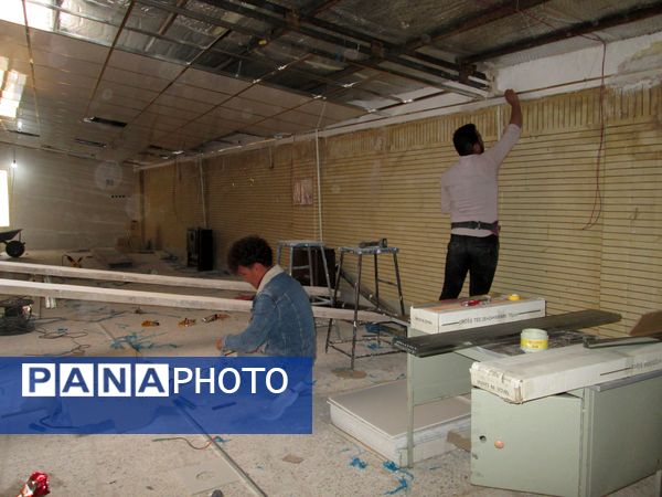 اجرای عملیات عمرانی در مدرسه‌ ابتدایی روستای مارکده