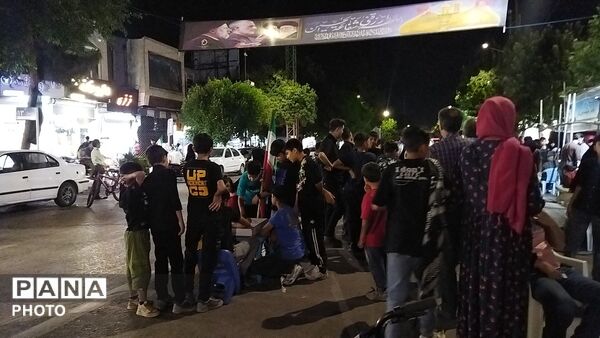 موکب جبهه فرهنگیان در دومین شب از ماه محرم ۱۴۰۵