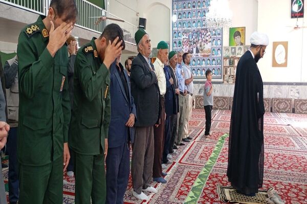 اقامه نماز جمعه همزمان با وفات حضرت معصومه (س) در مسجد جامع شهر بار نیشابور