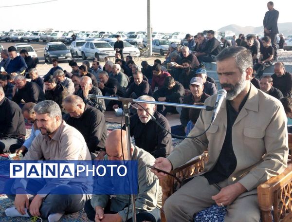 برگزاری مراسم پرفیض دعای ندبه در تپه نورالشهدا شهر نقنه