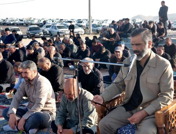 برگزاری مراسم پرفیض دعای ندبه در تپه نورالشهدا شهر نقنه