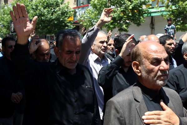 حرکت دسته عزاداری رحلت امام خمینی 