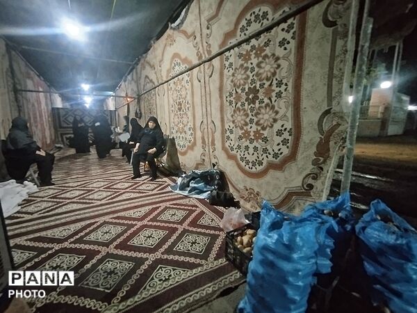 توقف درمسیر عاشقی، موکب حیدریون پذیرای زائران وعزادارن رهبری