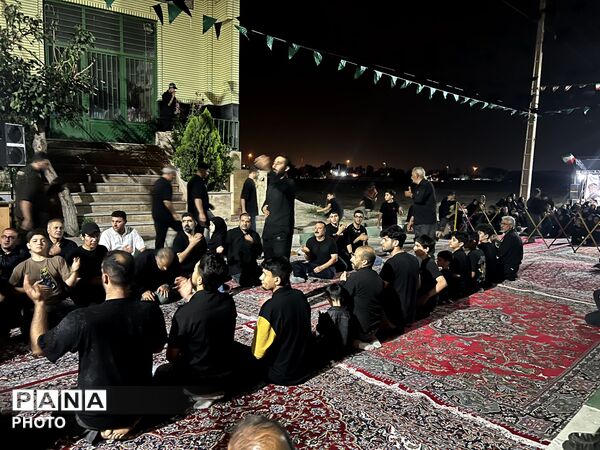 مراسم شور حسینی در ساوجبلاغ شهرک ینگی امام