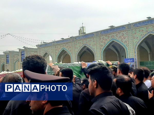 تشییع پیکر شهدای نیروی انتظامی مشهد مقدس