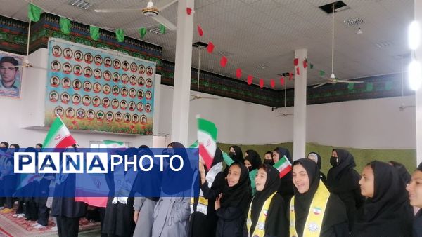 جشن روز دانش آموز دختران دبیرستان حضرت فاطمه و حضرت رقیه در مهدیه شهر بار نیشابور 