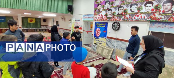 برگزاری مسابقات دارت در مسجد مسلم بن عقیل شهرستان شیروان