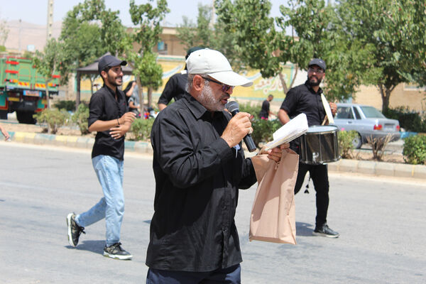 عزاداری تاسوعای حسینی در شهر درق 