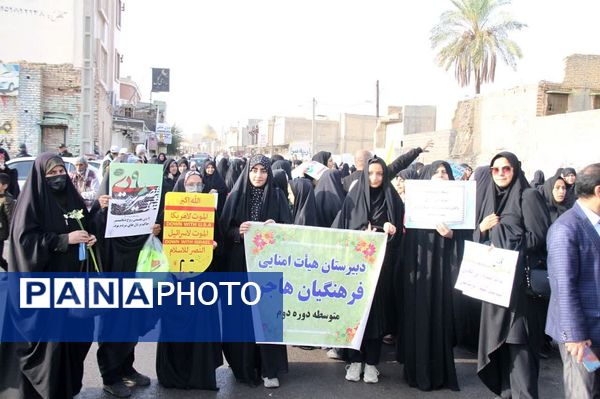 تجدید بیعت مردم بهبهان با انقلاب اسلامی در حماسه ۹ دی