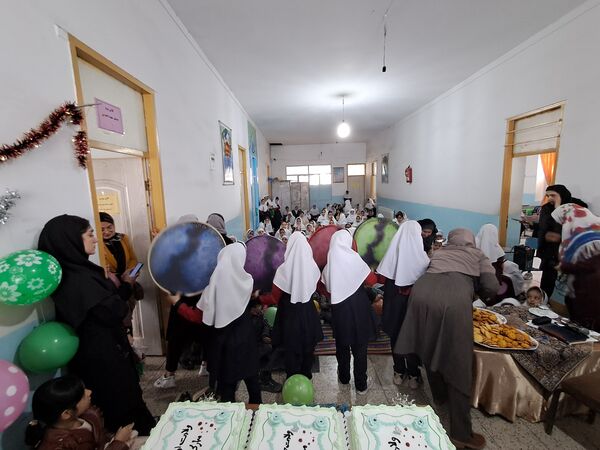 جشن اعیاد شعبانیه در دبستان شهید حشمت الله احمدپور قائمشهر