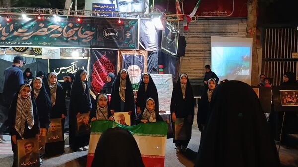 برپایی موکب دختران بصیرا در بجنورد 