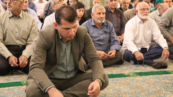 نماز جمعه باشکوه بندپی شرقی با سخنرانی رئیس آموزش و پرورش منطقه
