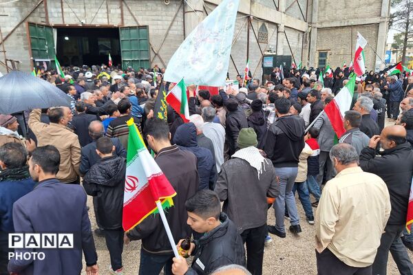 راهپیمایی روز قدس و تشییع شهید اقتدار در مرودشت