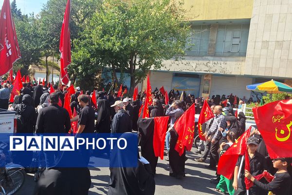 مراسم راهپیمایی جاماندگان اربعین حسینی در شیراز