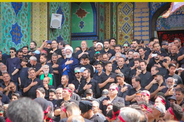مراسم عاشورای حسینی در مشهد اردهال کاشان