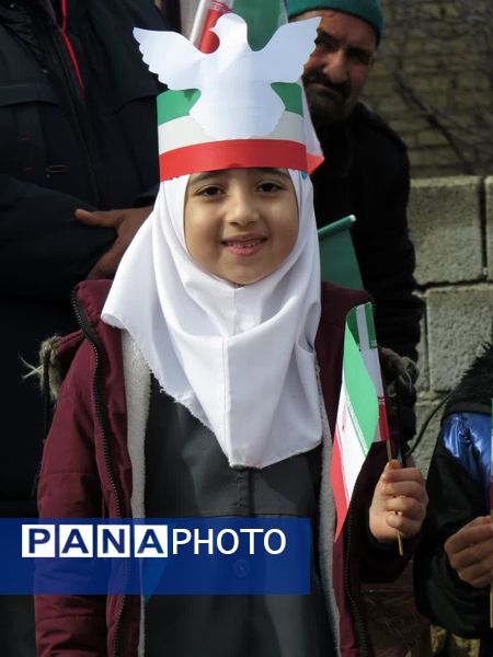 حضور پرشور مردم غلامان در راهپیمایی ۲۲ بهمن