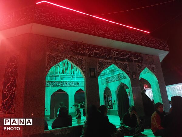آیین سوگواری شب‌های محرم در هیئت مکتب‌الزهرا(س) حاجی‌آباد
