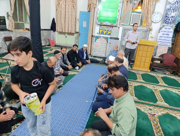 عزاداری سالروز شهادت امام حسن عسکری (ع) در مسجد صاحب‌الزمان آشخانه