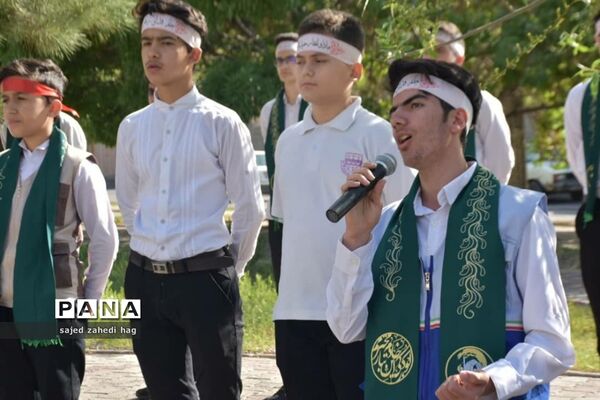 جشن خیابانی  حوزه ۴ بسیج  امام سجاد(ع)  به مناسبت میلاد امام حسن مجتبی(ع) در تبریز