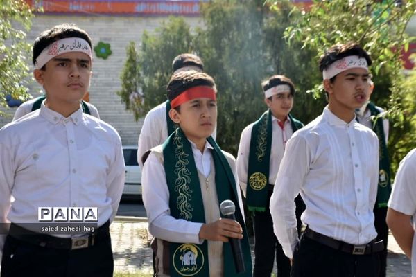 جشن خیابانی  حوزه ۴ بسیج  امام سجاد(ع)  به مناسبت میلاد امام حسن مجتبی(ع) در تبریز