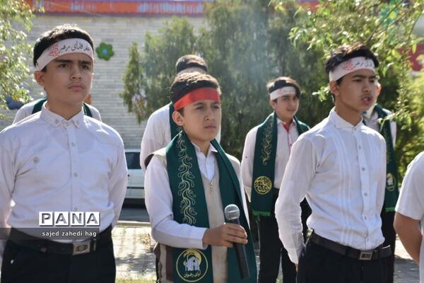 جشن خیابانی  حوزه ۴ بسیج  امام سجاد(ع)  به مناسبت میلاد امام حسن مجتبی(ع) در تبریز
