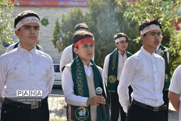 جشن خیابانی  حوزه ۴ بسیج  امام سجاد(ع)  به مناسبت میلاد امام حسن مجتبی(ع) در تبریز