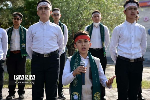 جشن خیابانی  حوزه ۴ بسیج  امام سجاد(ع)  به مناسبت میلاد امام حسن مجتبی(ع) در تبریز