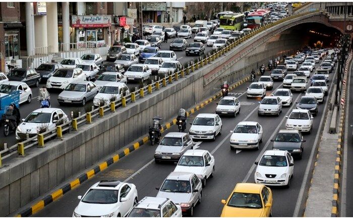 ترافیک سنگین در ۹ معبر بزرگراهی پایتخت