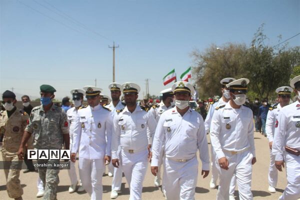 تشییع ناوبان یکم شهید اسماعیل پور خسرو از شهدای ناو کُنارک در شهرستان داراب -2