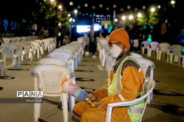 مراسم احیای شب ۲۱ رمضان در خیابان های مشهد