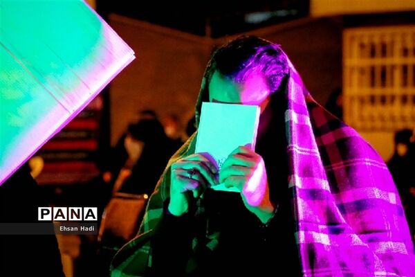 مراسم احیای شب ۲۱ رمضان در خیابان های مشهد