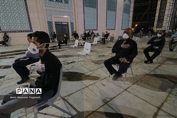 مراسم احیای شب بیست و یکم  ماه رمضان در مصلی بزرگ کیش