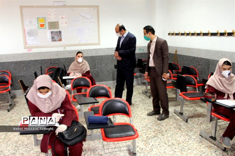بازدید مدیرکل آموزش و پرورش استان بوشهر از بازگشایی دبیرستان شهیده سهام خیام بوشهر