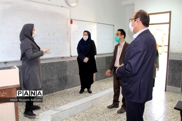 بازدید مدیرکل آموزش و پرورش استان بوشهر از بازگشایی دبیرستان شهیده سهام خیام بوشهر