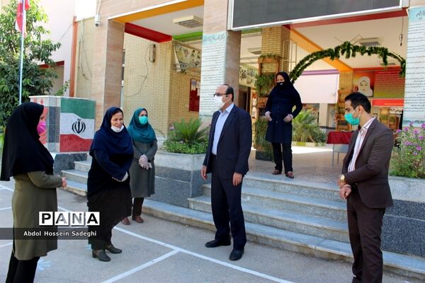 بازدید مدیرکل آموزش و پرورش استان بوشهر از بازگشایی دبیرستان شهیده سهام خیام بوشهر