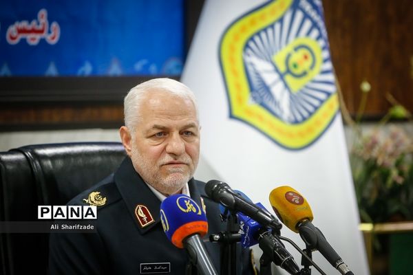 نشست خبری رئیس پلیس راهنمایی و رانندگی ناجا