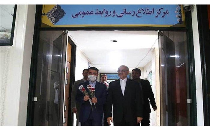 بازدید وزیر آموزش و پرورش از مرکز اطلاع رسانی و روابط عمومی