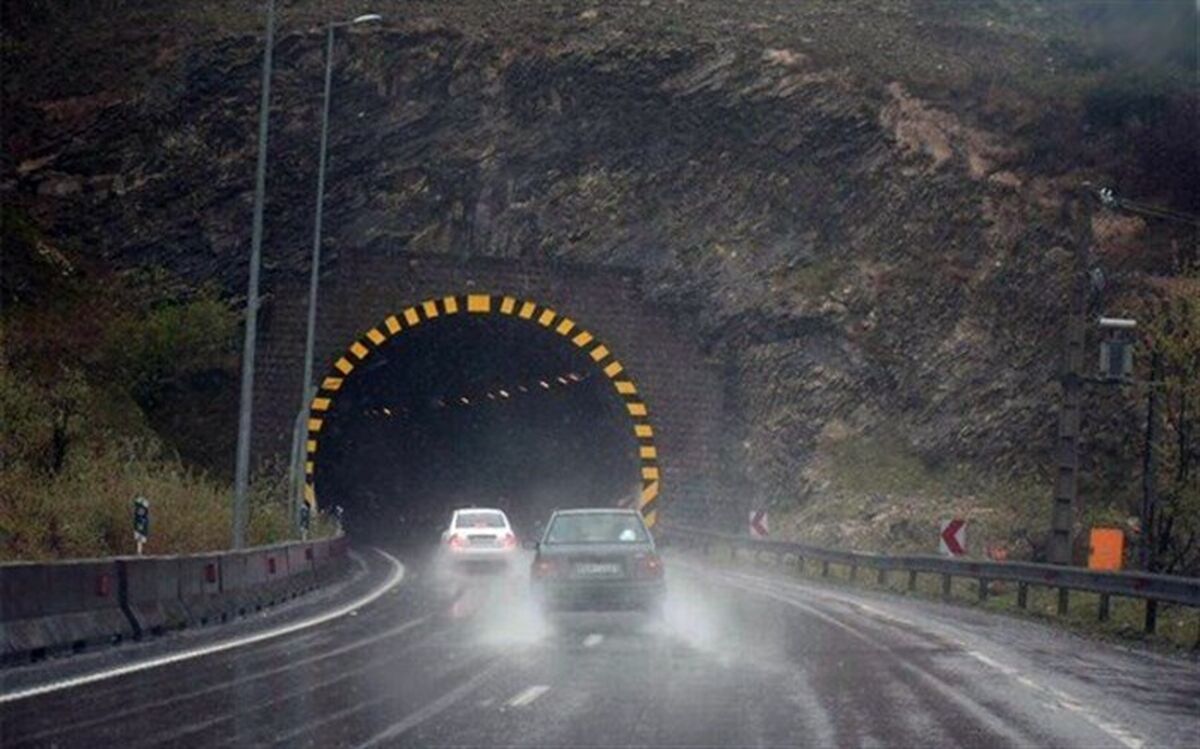 بارش باران در محورهای 7 استان