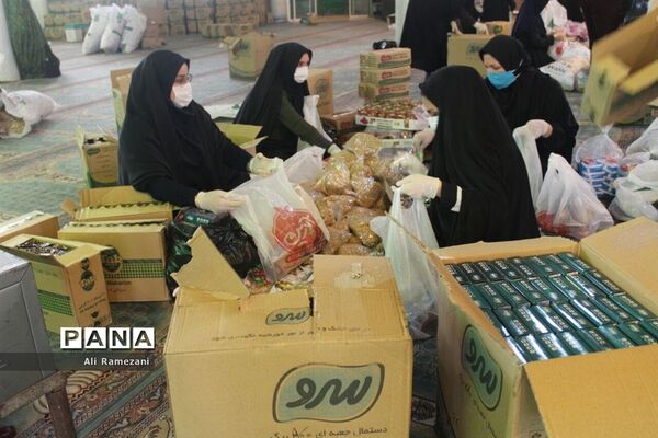 آماد‌ سازی دور سوم  کمک‌های مومنانه در حسینیه عاشقان ثارالله قائمشهر