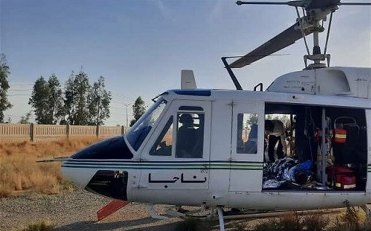 سوختگی شدید ۳ نفر بر اثر تصادف موتورسیلکت با اتوبوس + تصاویر
