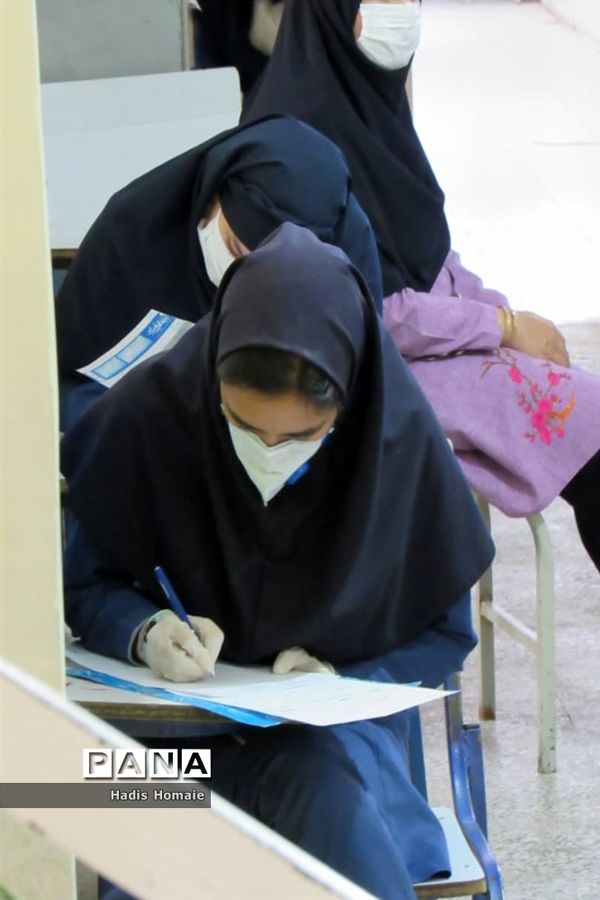 حضور دانش آموزان پایه نهم در امتحانات خردادماه