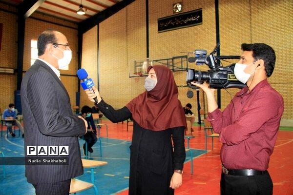 بازدید مدیرکل آموزش و پرورش استان بوشهر از حوزه‌های امتحانی